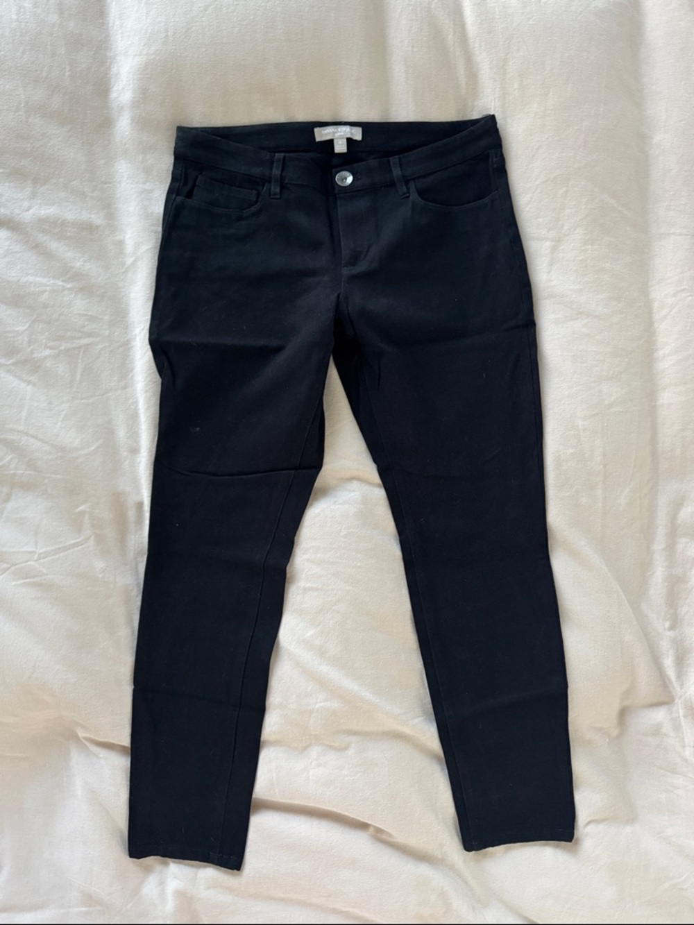 Banana Republic Black Skinny Sloan Pants